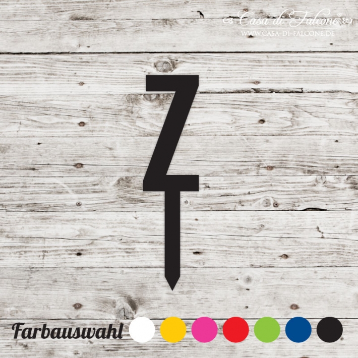 Buchstabenstecker gross - San Serif z