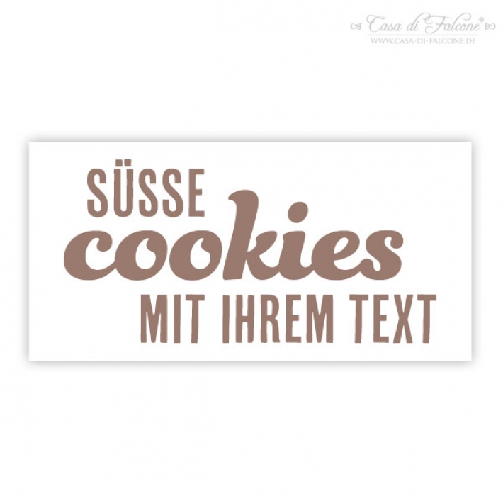 Personalisierter Keksstempel Typo II