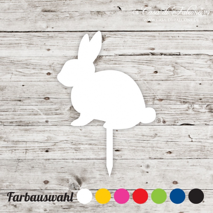 Cupcake topper Hase sitzend