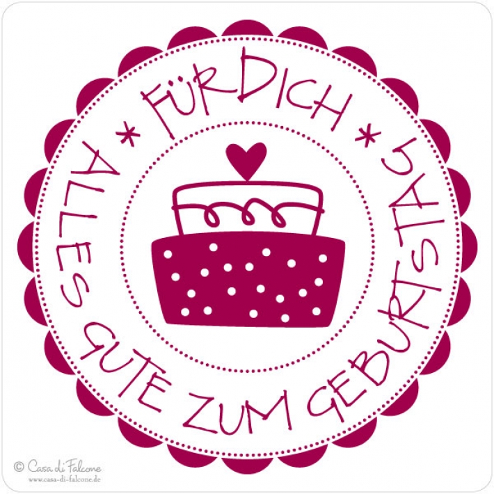 Motivstempel Alles Gute zum Geburtstag