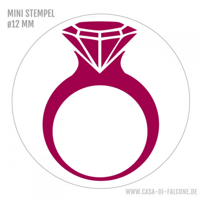 Mini Motivstempel Diamantring