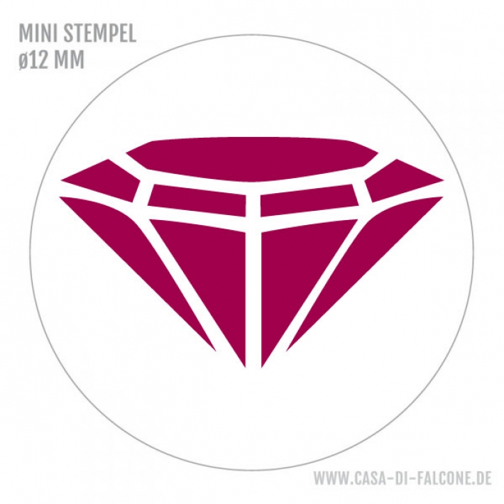 Mini Motivstempel Diamant