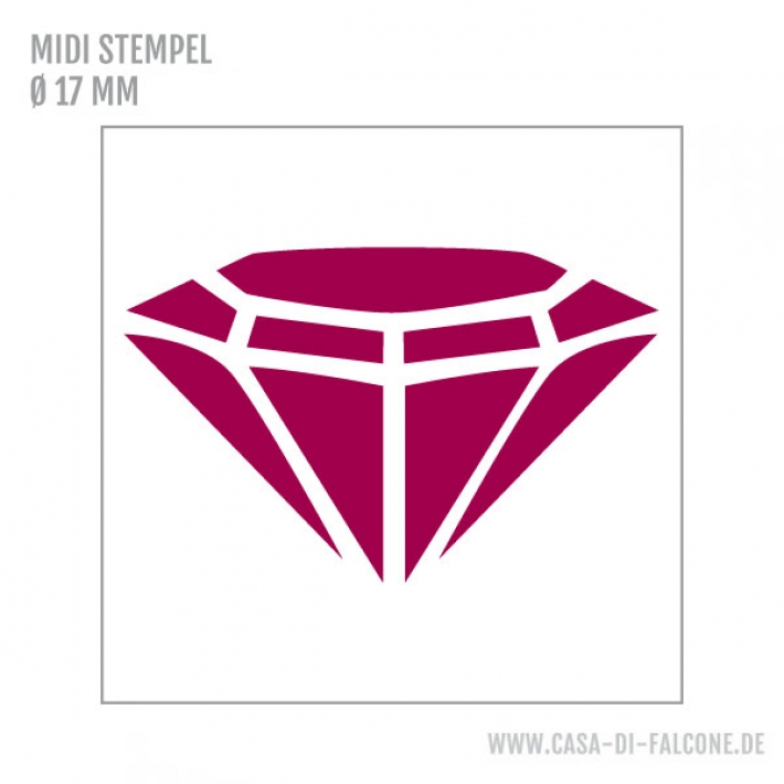 MIDI Motivstempel Diamant