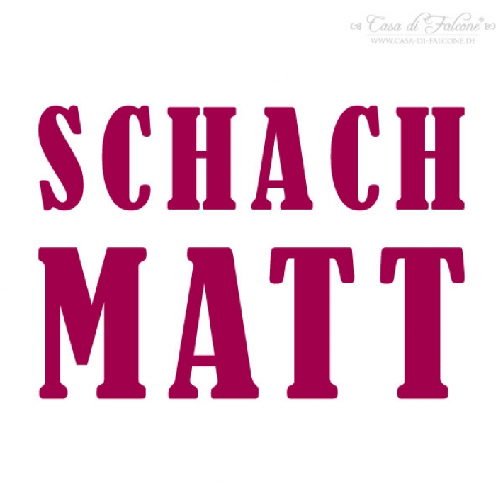 Textstempel Schach