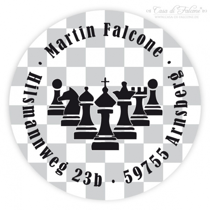 Aufkleber Schach