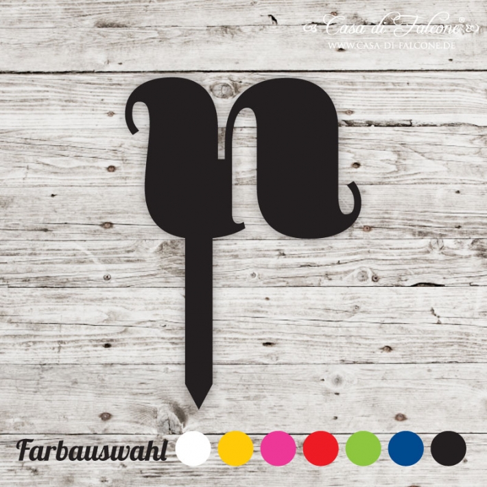 Cupcake topper serif - n