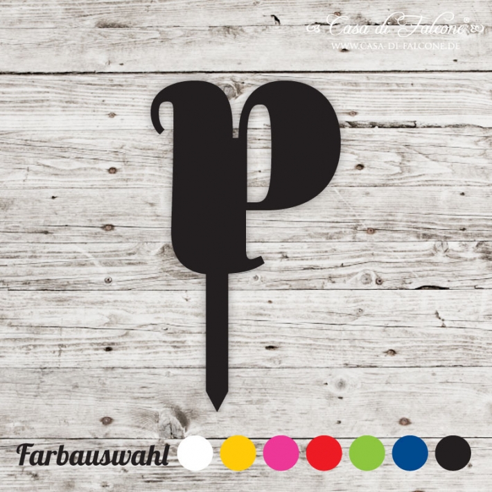 Cupcake topper serif - p
