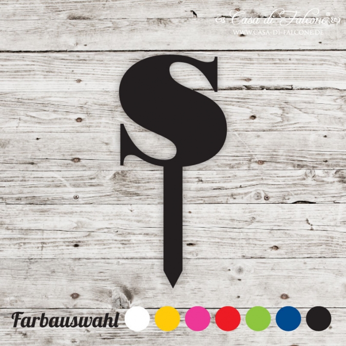 Cupcake topper serif - s
