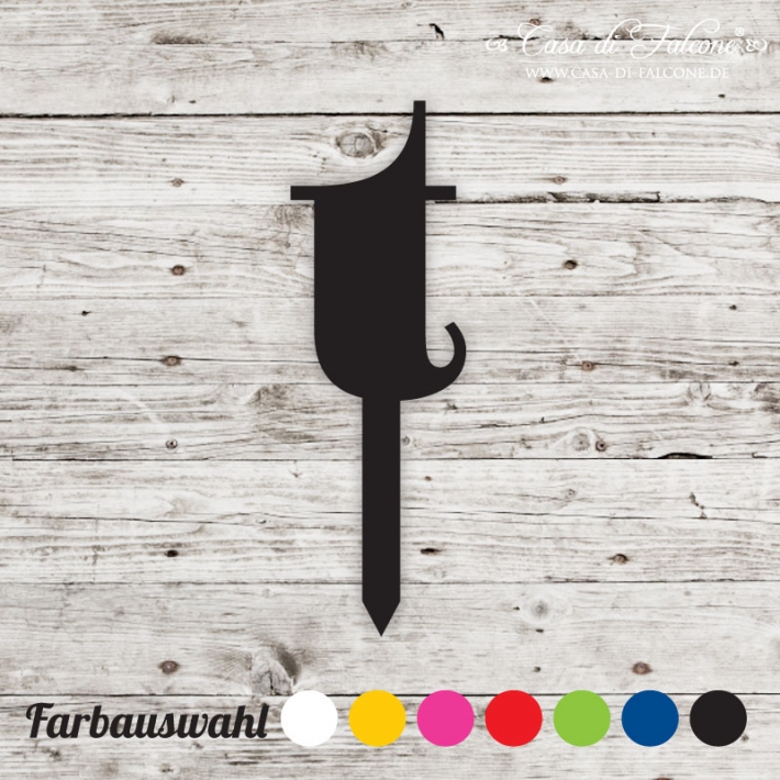 Cupcake topper serif - t