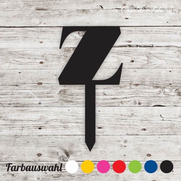 Cupcake topper serif - z