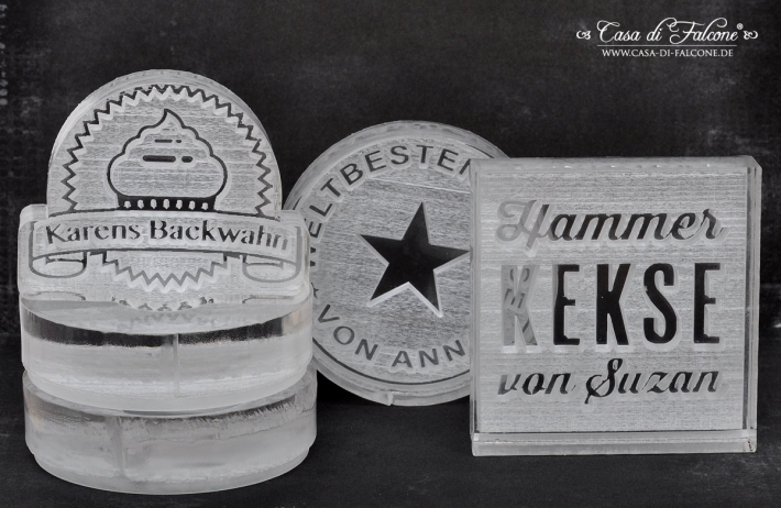 Personalisierter Keksstempel Mini Double star II