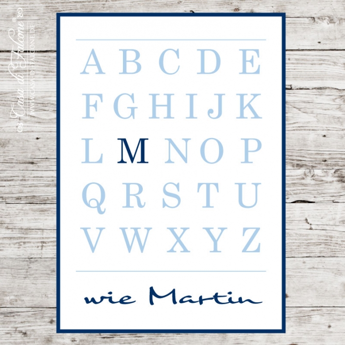 Poster ABC Serif