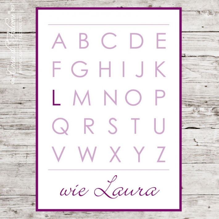Poster ABC Sans Serif