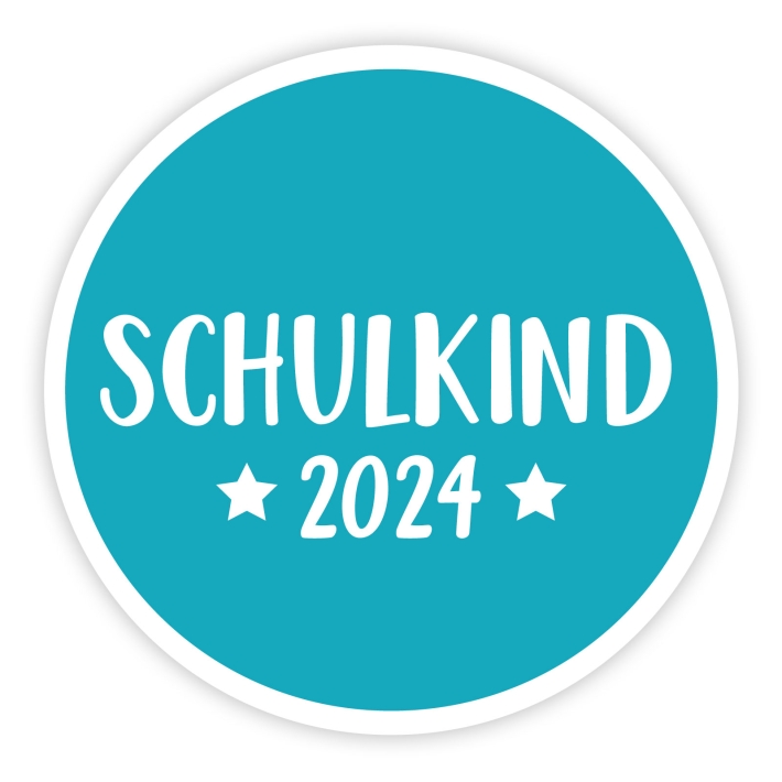 Aufkleber Schulkind 2024