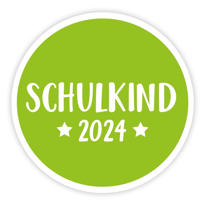 Aufkleber Schulkind 2024