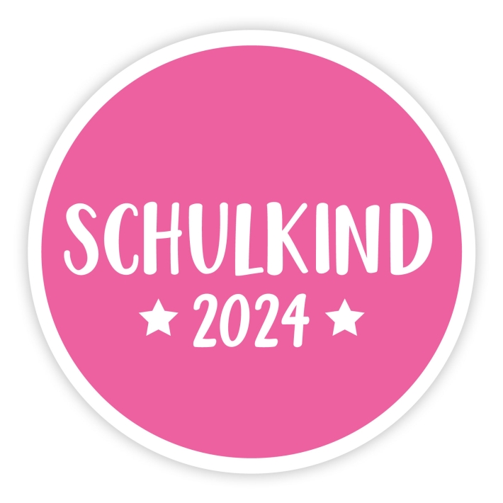 Aufkleber Schulkind 2024