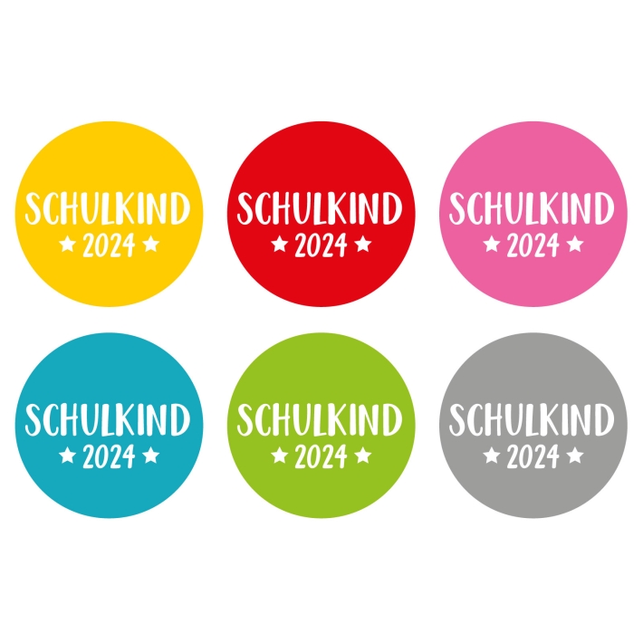 Aufkleber Schulkind 2024