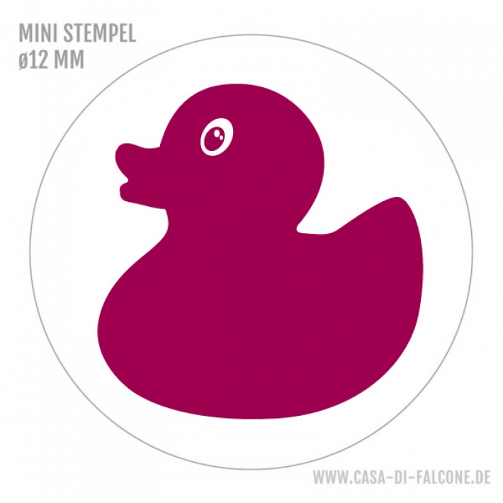 Mini Motivstempel Ente