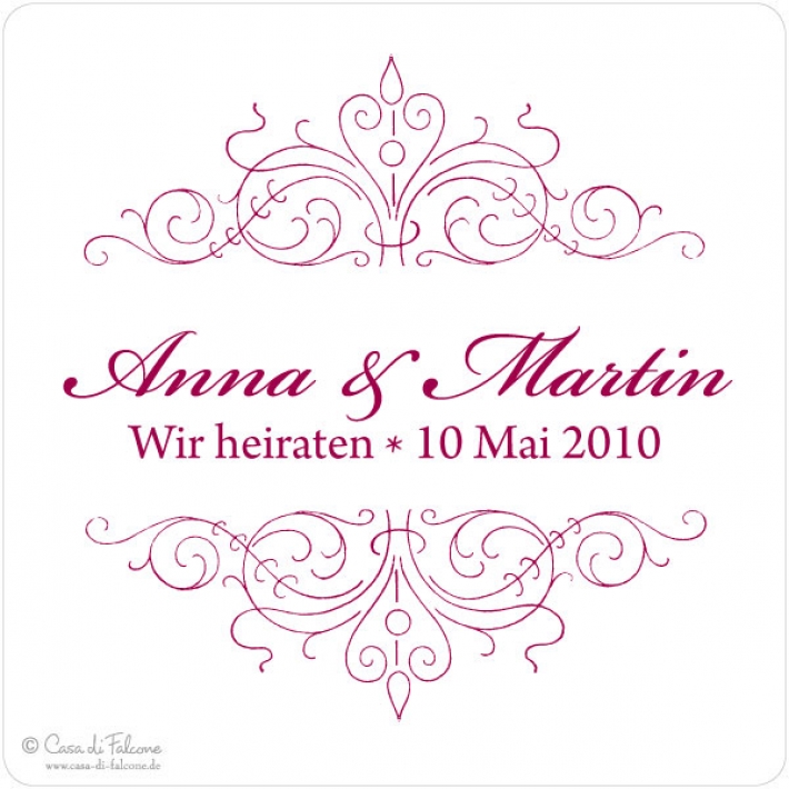 Hochzeitsstempel Ornament