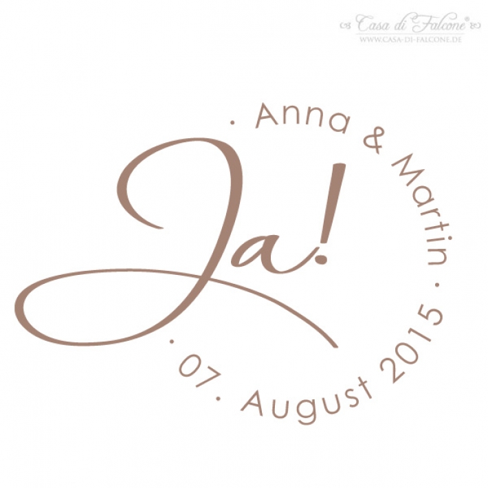 Personalisierter Fondantstempel - simple