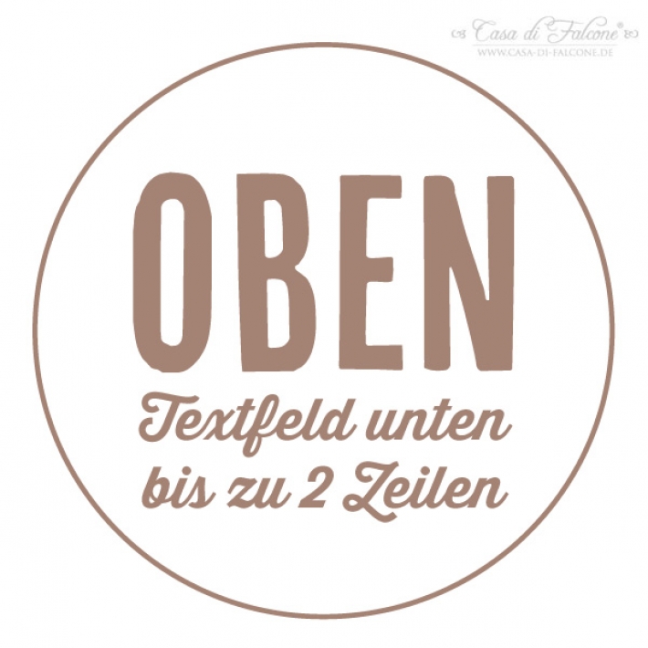 Personalisierter Fondantstempel chalkboard