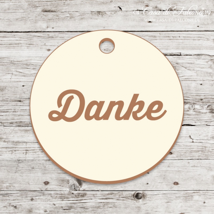 Holzanhnger - Danke