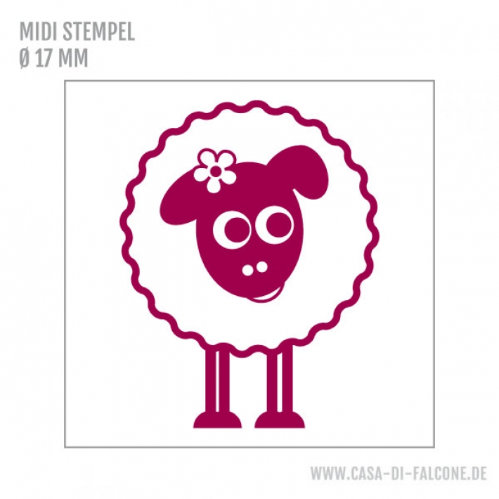 MIDI Motivstempel Schaf