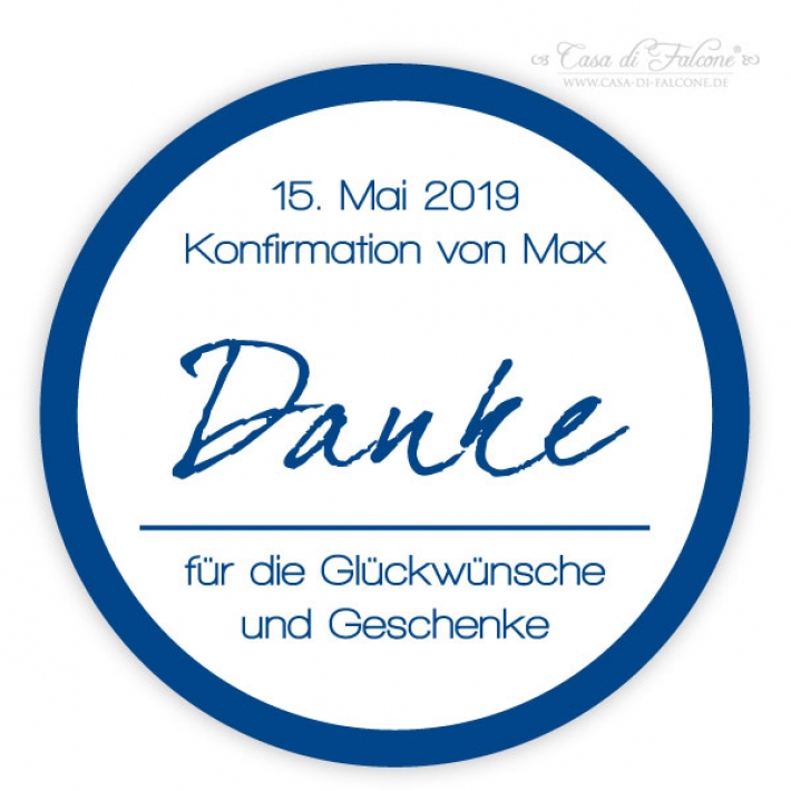 Simple III - Aufkleber fr Kommunion/Konfirmation