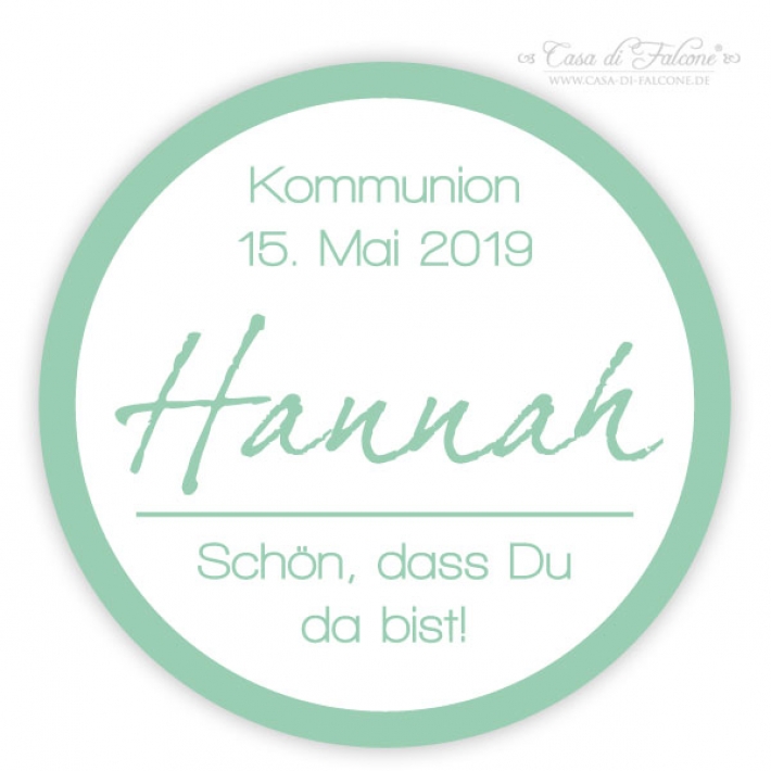 Simple III - Aufkleber fr Kommunion/Konfirmation