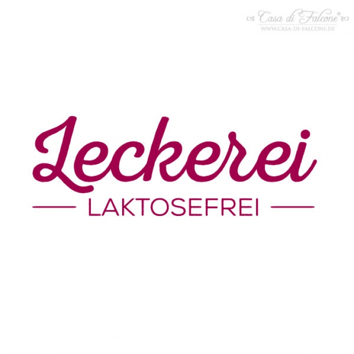 Textstempel - Leckerei laktosefrei