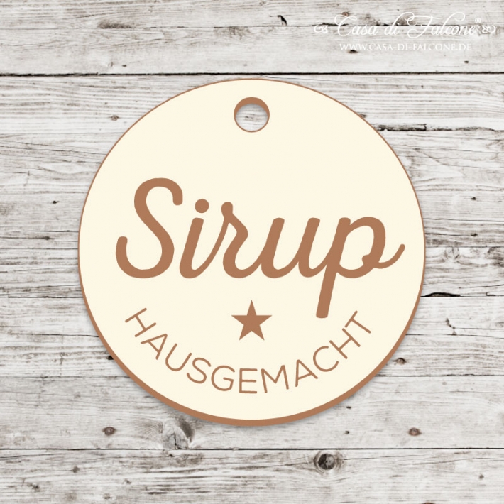 Holzanhnger - Sirup hausgemacht