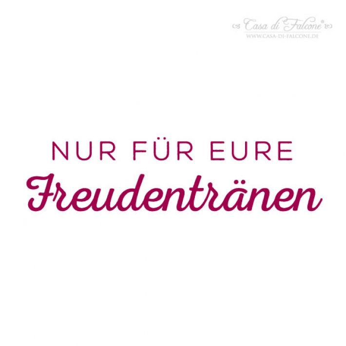 Stempel - Script - Freudentrnen