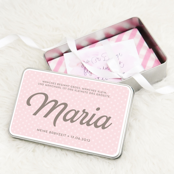 Erinnerungsbox Baby stars