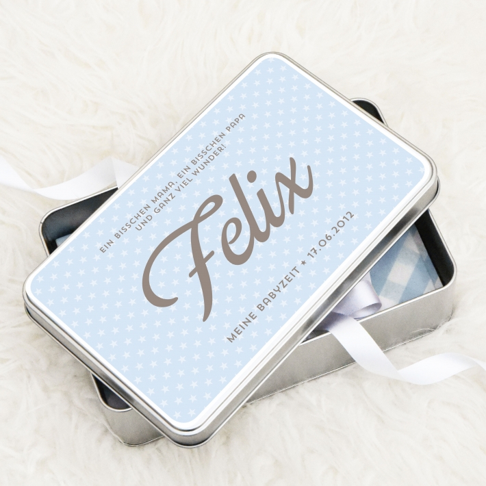 Erinnerungsbox Baby stars
