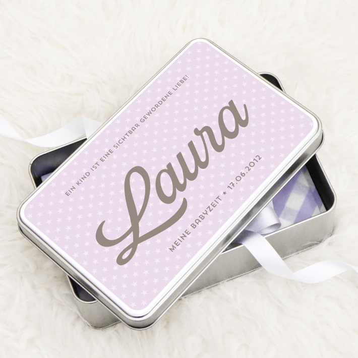 Erinnerungsbox Baby stars
