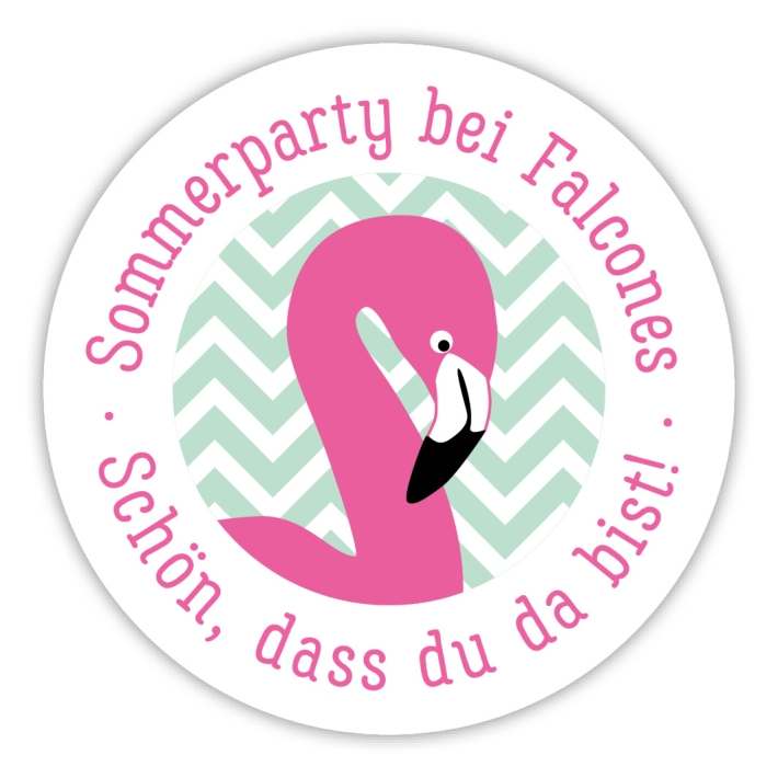 Schulaufkleber I Namensaufkleber fr die Schule Flamingo