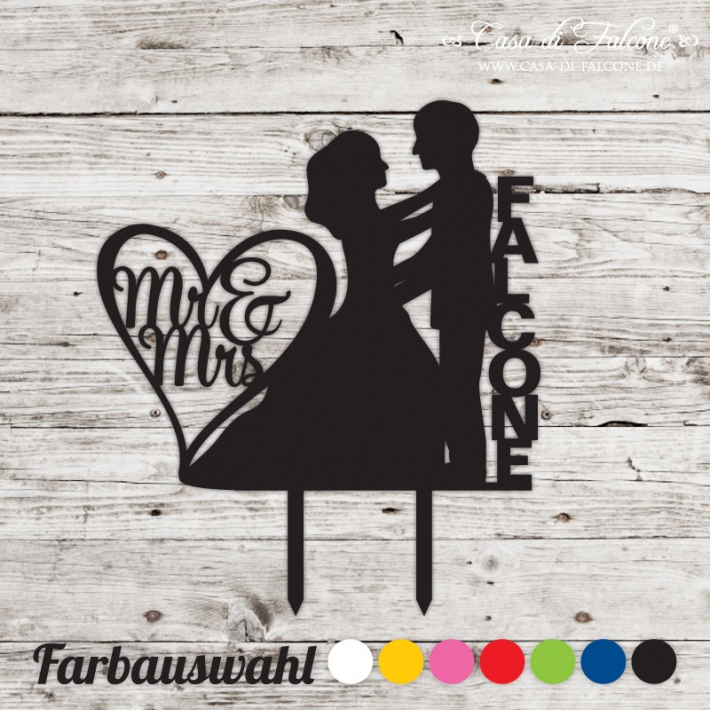 Individueller Cake topper Brautpaar