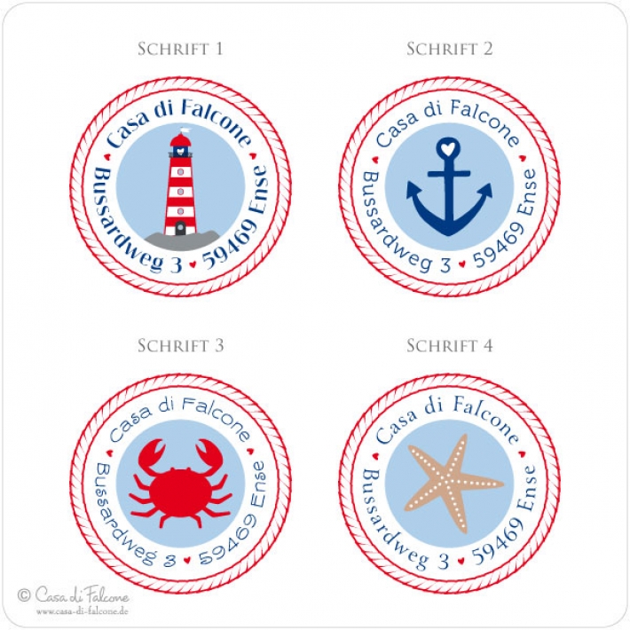 Aufkleber Maritim