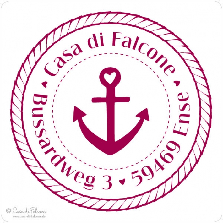 Adressstempel Maritim