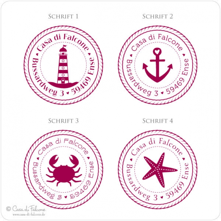 Adressstempel Maritim