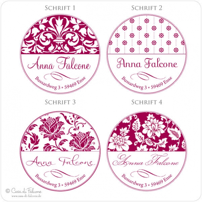 Adressstempel Ornament I
