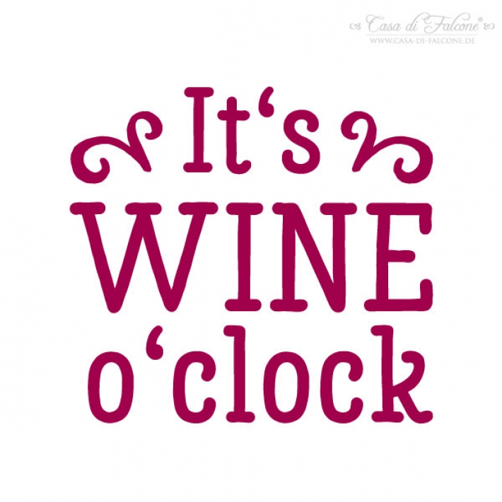 Stempel Its wine oclock
