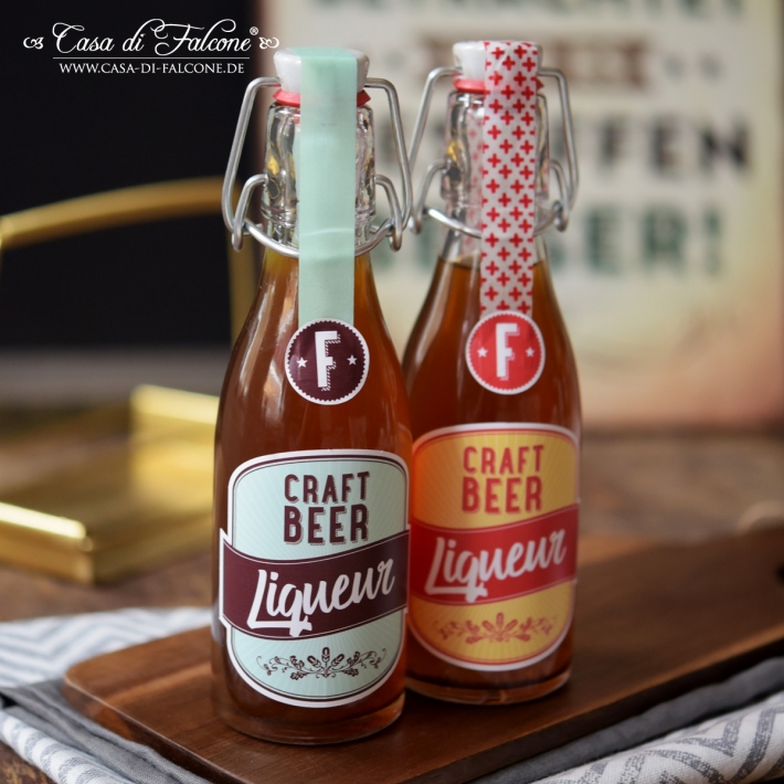Etiketten Bierlikr