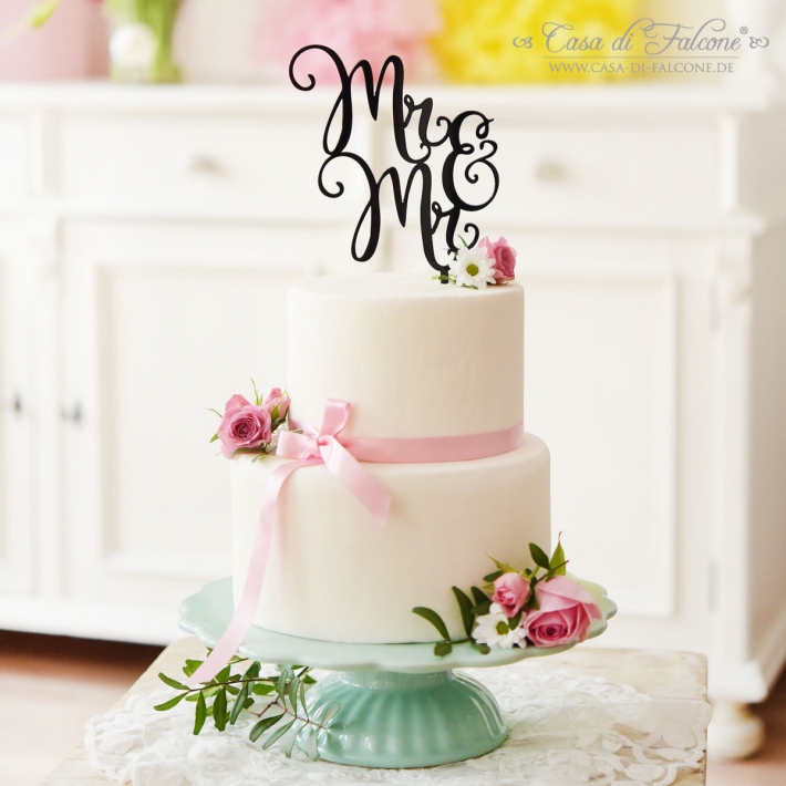 Cake topper Hochzeit Mr & Mr (Mann & Mann)