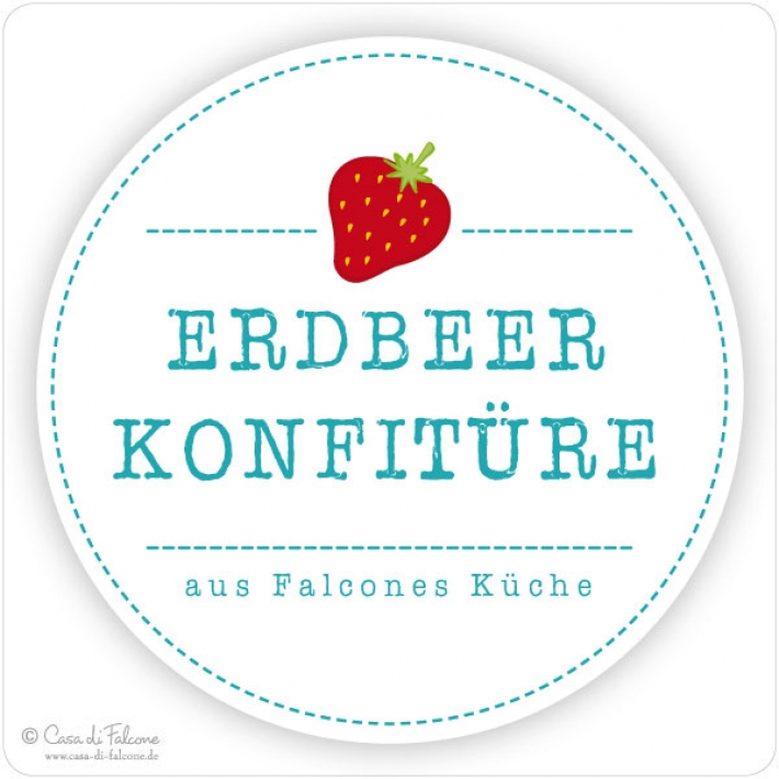 Aufkleber Konfitre