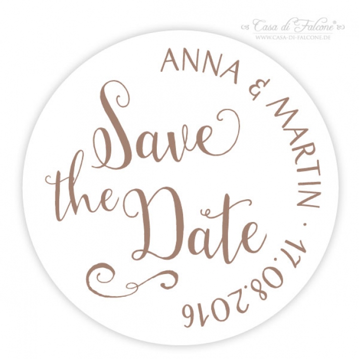 Keksstempel Hochzeit Save the Date