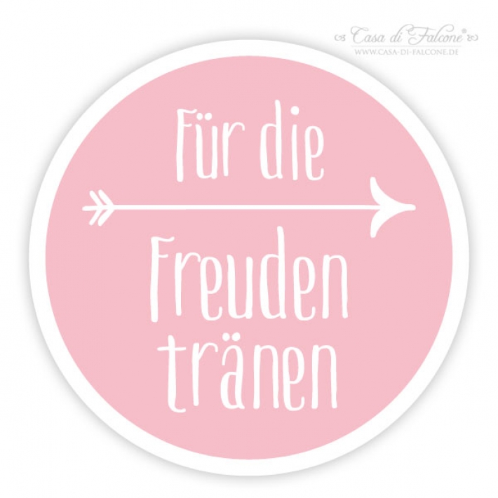 Aufkleber fr die Freudentrnen, Pfeil