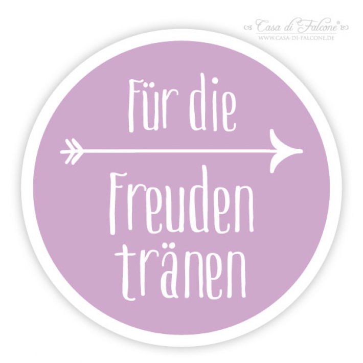 Aufkleber fr die Freudentrnen, Pfeil