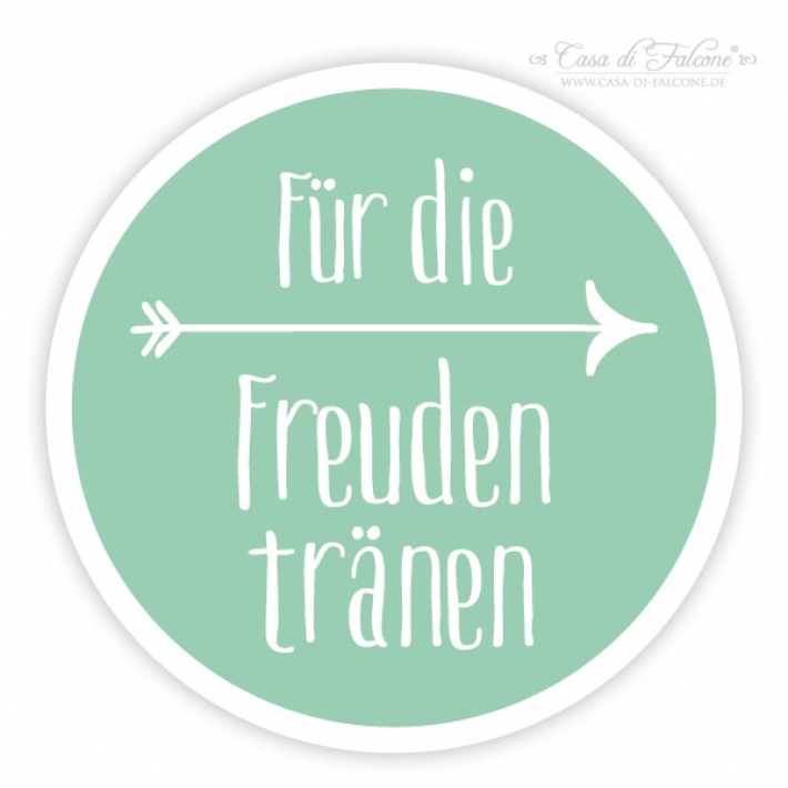 Aufkleber fr die Freudentrnen, Pfeil