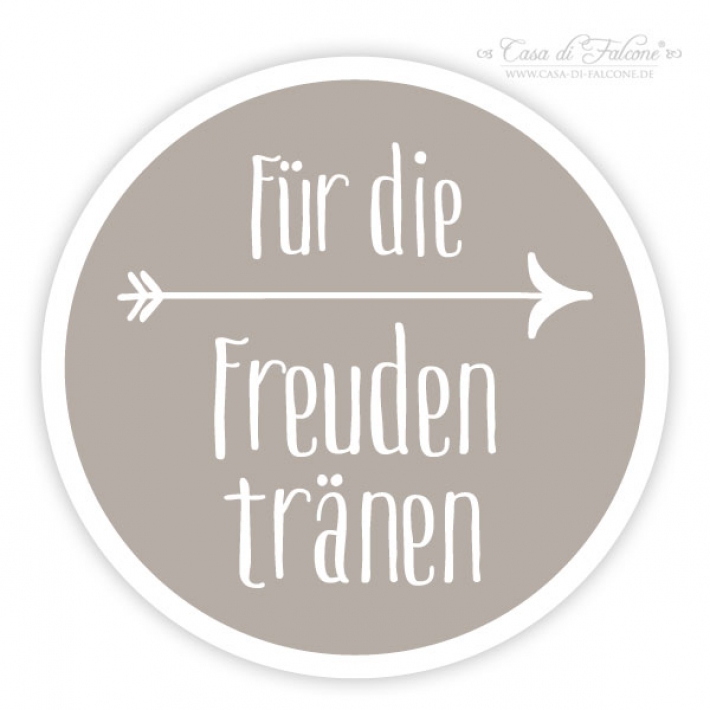 Aufkleber fr die Freudentrnen, Pfeil